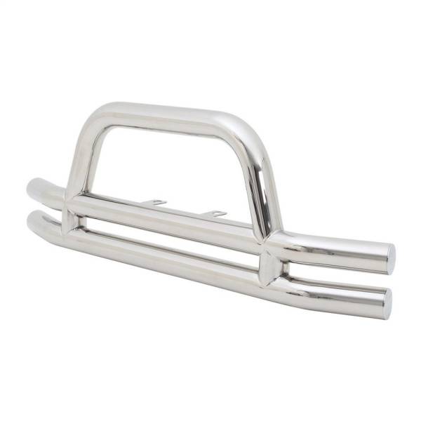 Smittybilt - Smittybilt Tubular Bumper - Front - W/ Hoop - Stainless Steel JB48-FS