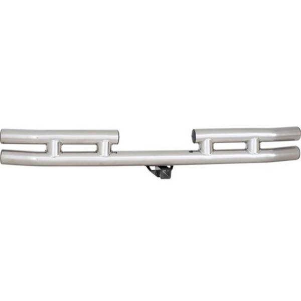 Smittybilt - Smittybilt Tubular Bumper - Rear W/Hitch - Black Textured JB48-RHT