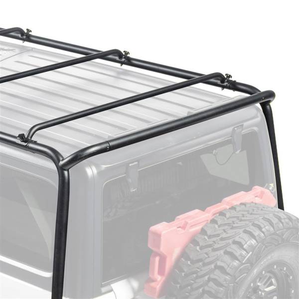 Smittybilt - Smittybilt SRC Roof Rack JL 4 Door Textured Black