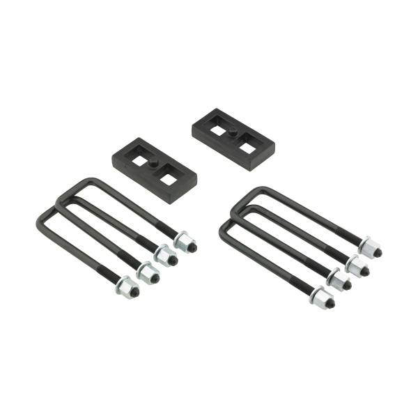 Pro Comp Suspension - Pro Comp Suspension 1 Inch Rear Lift Block With U-Bolt Kit 64151