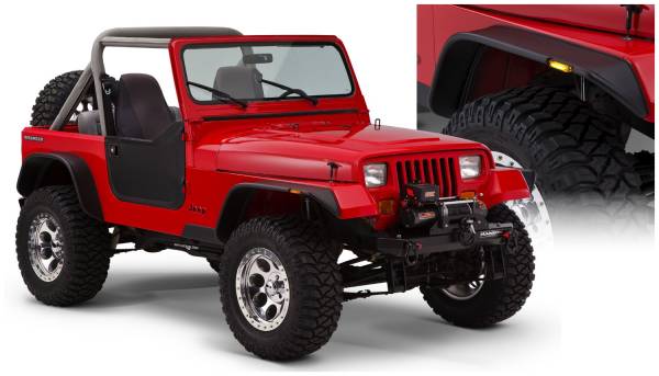 Bushwacker - Bushwacker Fender Flares Flat Style 4Pc 10924-07