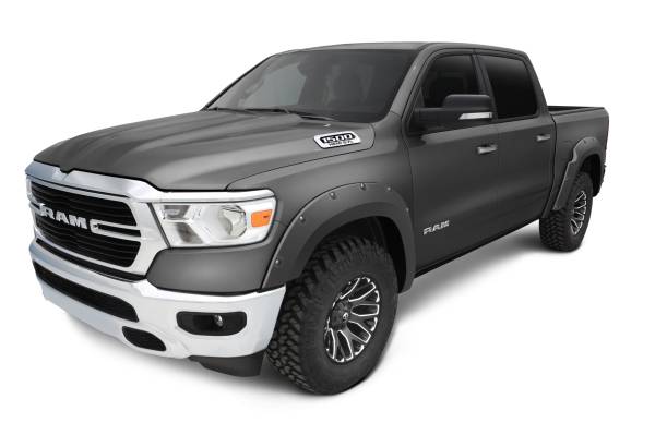 Bushwacker - Bushwacker Fender Flares Pocket Style-Color Granite Crystal Metallic Smooth Finish 4 Pc 50924-65