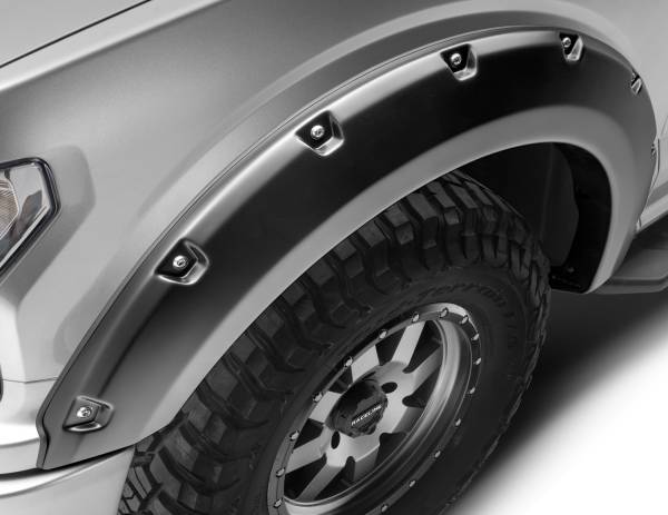 Bushwacker - Bushwacker Fender Flares Pocket Style 2Pc Front 20109-02