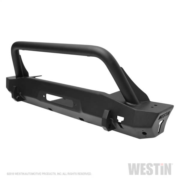 Westin - Westin WJ2 Stubby Front Bumper w/Bull Bar 59-80075