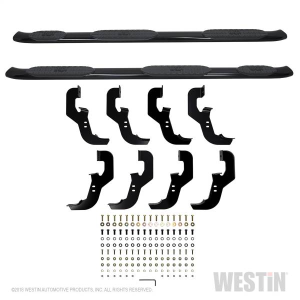 Westin - Westin PRO TRAXX 5 Oval Wheel to Wheel Nerf Step Bars 21-534695