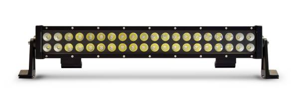 DV8 Offroad - DV8 Offroad 20 in. Dual Row LED Light Bar; Black Face BR20E120W3W