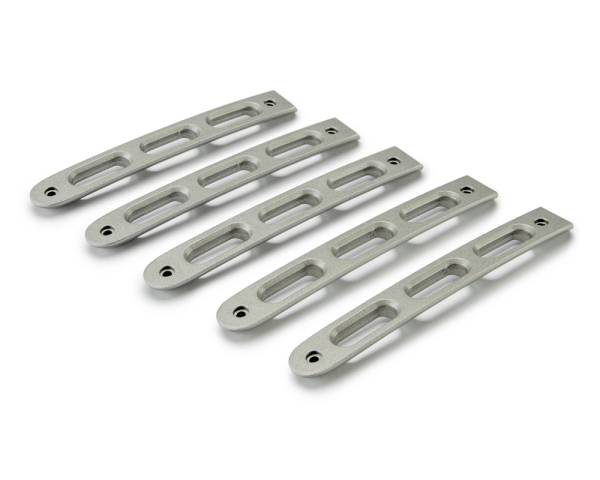 DV8 Offroad - DV8 Offroad Silver Slot Door Handle Insert; 5-Pieces D-JP-190026-AL-5