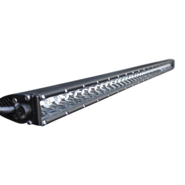 DV8 Offroad - DV8 Offroad 50 in. Single Row LED Light Bar; Chrome Face BS50E250W5W