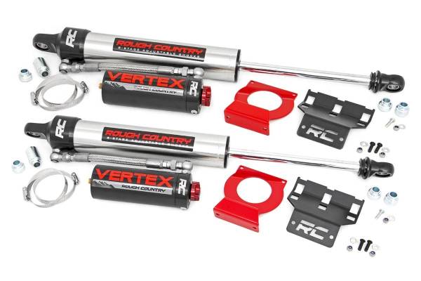 Rough Country - Rough Country Jeep Front Adjustable Vertex Shocks (18-20 Wrangler JL, for 2 - 3in Lifts) 689008