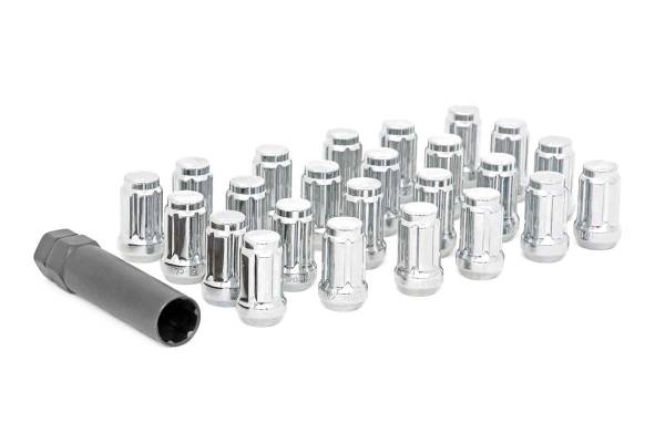 Rough Country - Rough Country 1/2x20 Wheel Installation Kit w/ Lug Nuts and Socket Key - Chrome ATD0394HD24