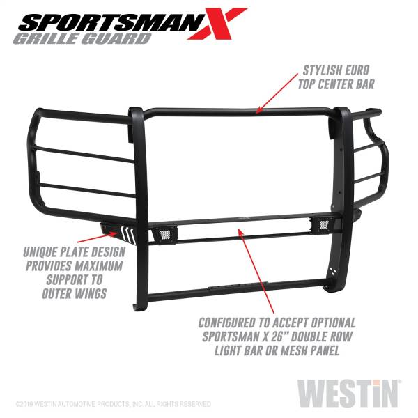 Westin - Westin Sportsman X Grille Guard 40-33995
