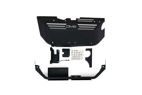 DV8 Offroad - DV8 Offroad SPJL-05D 20-22 JEEP WRANGLER JL DIESEL DEF TANK / EXHAUST MUFFLER SKID PLATE SPJL-05D
