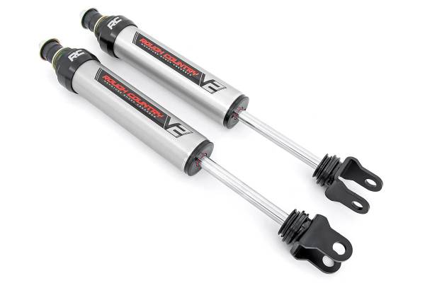 Rough Country - Rough Country Chevy/GMC Silverado/Sierra 1500 4WD (99-06) V2 Front Shocks (Pair); 3.5-6.5in 760760_A