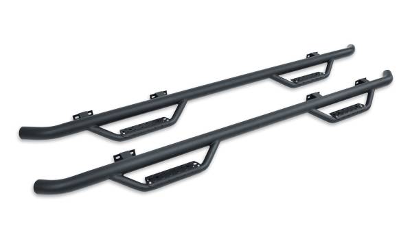 Go Rhino - Go Rhino D2 Dominator Steel Side Steps-Black Textured Powdercoat, 68" long, 1 Pair D20068T