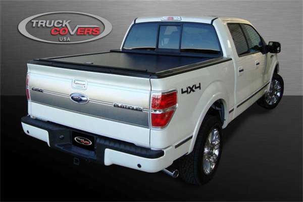 Truck Covers USA - Truck Covers USA American Roll Cover - Hard Retractable Roll-up Tonneau Cover CR302