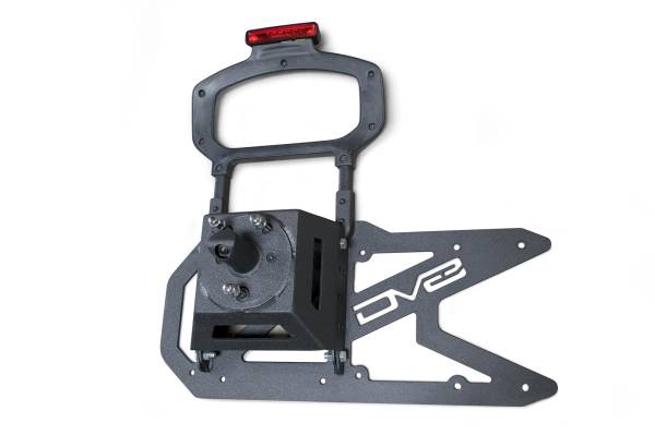 DV8 Offroad - DV8 Offroad Tailgate Mounted Tire Carrier TCJL-01