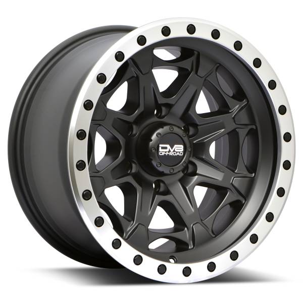 DV8 Offroad - DV8 Offroad 886 Sim Beadlock; Matte Black; 17 X 9; BP:6X139.7; OS:-12 886B-7908312