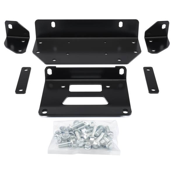 Warn - Warn For 4000 to 4500 Pound Winches; Fixed Mount; Powder Coated; Black 92596