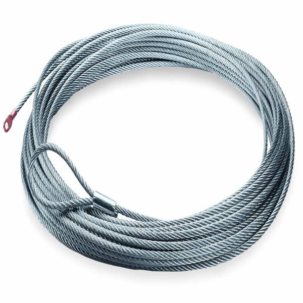 Warn - Warn 9000 LB Cap 5/16 Inch Dia x 125 Ft Galvanized Wire Rope 25987