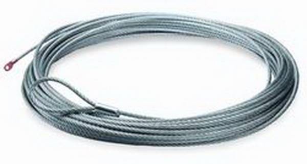 Warn - Warn 9000 LB Cap 5/16 Inch Diameter x 100 Ft Length Galvanized Wire Rope 27110