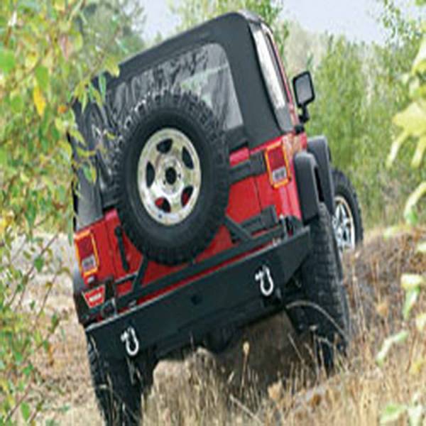 Warn - Warn Direct-Fit Mounting Tow Hook Mounts Receiver Hitch Powder Coated Black Steel 74300