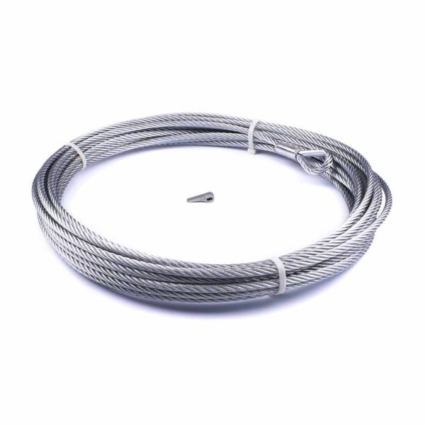 Warn - Warn For Warn Zeon-10 Winch 3/8 Inch Diameter x 80 Ft Length Galvanized Aircraft Wire 89213