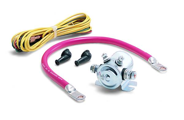 Warn - Warn With Solenoid; Battery Lead; Dash Mounted Switch; Wiring and Hardware 62132