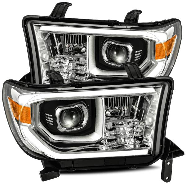 AlphaRex - AlphaRex Projector Headlights Plank Style Design Chrome 880786