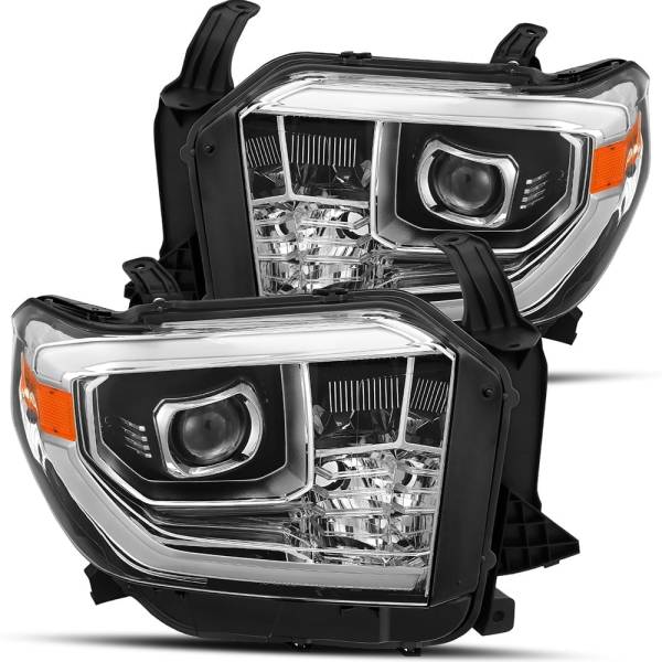 AlphaRex - AlphaRex Projector Headlights Plank Style Design Black 880798