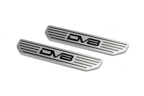 DV8 Offroad - DV8 Offroad Front Sill Plates with DV8 Logo D-JL-180014-SIL2