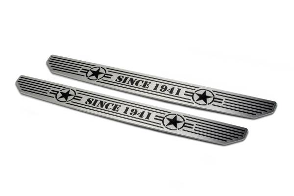 DV8 Offroad - DV8 Offroad Front Sill Plates with in.Since 1942 in. Logo D-JL-180014-STR2