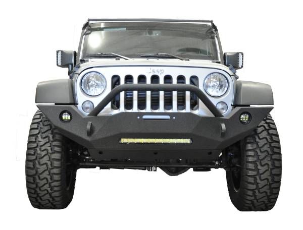 DV8 Offroad - DV8 Offroad Jeep Front Full Size Bumper FS-18 FBSHTB-18