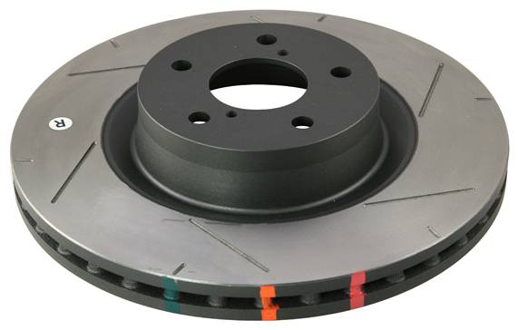 Disc Brakes Australia - Disc Brakes Australia 4000 Series Cross Drilled/Slotted Uni-Directional Rotor, Right DBA42536SR