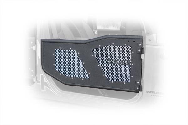 DV8 Offroad - DV8 Offroad Aluminum Mesh Inserts for Front JK Rock Doors; 4-Pieces RDSTTB-FMS