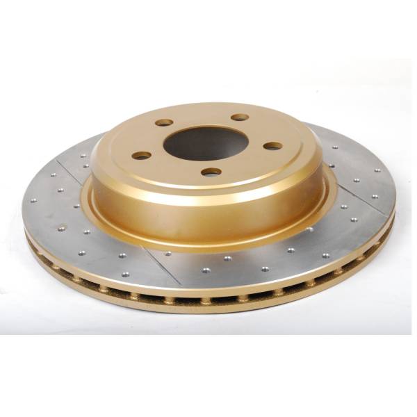 Disc Brakes Australia - Disc Brakes Australia Street Series Rotor - Cross Drilled/Slotted Uni-Directional Rotor DBA2439X