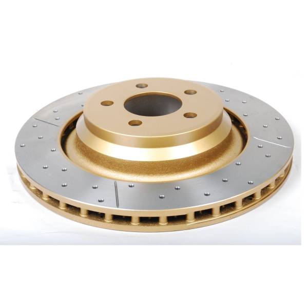 Disc Brakes Australia - Disc Brakes Australia Street Series Rotor - Cross Drilled/Slotted Uni-Directional Rotor DBA2445X