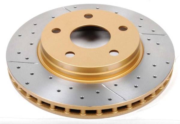 Disc Brakes Australia - Disc Brakes Australia Street Series Rotor - Cross Drilled/Slotted Uni-Directional Rotor DBA2536X