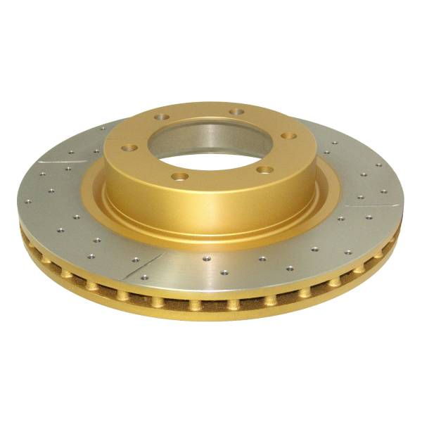 Disc Brakes Australia - Disc Brakes Australia Street Series Rotor - Cross Drilled/Slotted Uni-Directional Rotor DBA2700X