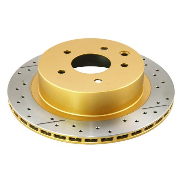 Disc Brakes Australia - Disc Brakes Australia Street Series Rotor - Cross Drilled/Slotted Uni-Directional Rotor DBA574X