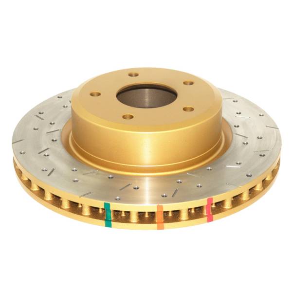Disc Brakes Australia - Disc Brakes Australia 4000 Series Rotor - Cross Drilled/Slotted Uni-Directional Rotor DBA42020XS