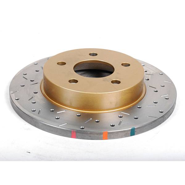 Disc Brakes Australia - Disc Brakes Australia 4000 Series Rotor - Cross Drilled/Slotted Uni-Directional Rotor DBA42053XS