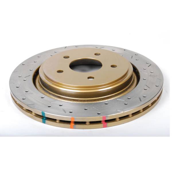 Disc Brakes Australia - Disc Brakes Australia 4000 Series Rotor - Cross Drilled/Slotted Uni-Directional Rotor DBA42991XS