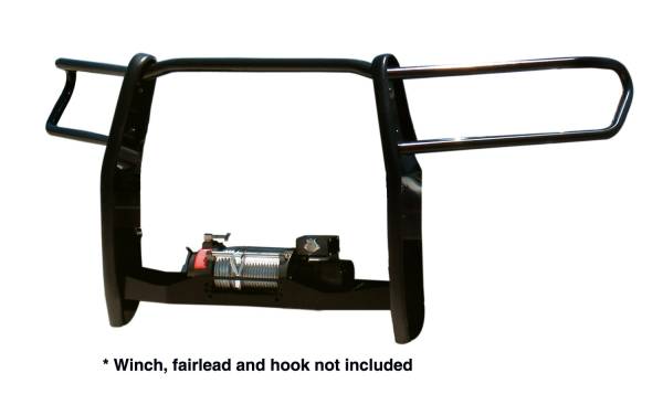 Go Rhino - Go Rhino Winch Guard with Brush Guards 23363MB