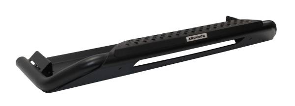 Go Rhino - Go Rhino RC3 LR Skid Plate with LED light mount and Center step-black Textured Powdercoat 5617620LT