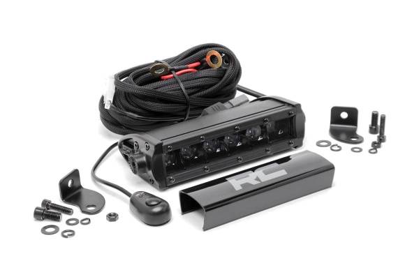 Rough Country - Rough Country 6-inch Cree LED Light Bar (Single, Black Series) 70707BL