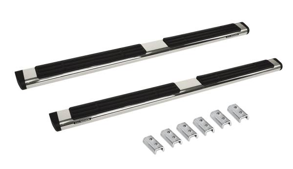 Go Rhino - Go Rhino 6" OE Xtreme Stainless SideSteps Kit - 80" Long + Brackets 686036880PS