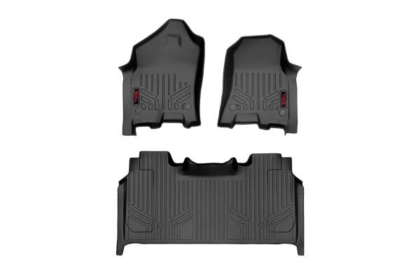 Rough Country - Rough Country Hvy Dty Flr Mts (F/R, 19-20 Ram 1500, Crew Cb, Full Cnsl w/Rear Undr Seat Strge) M-31422