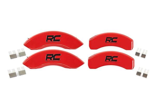 Rough Country - Rough Country Brake Caliper Covers Red (15-20 Ford F-150, Mechanical Parking Brake) 71120