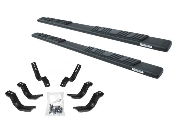 Go Rhino - Go Rhino 5" OE Xtreme Low Profile SideSteps Kit - 75" Long Textured black + Brackets 685406775T