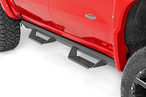 Rough Country - Rough Country Ford Cab-Length AL2 Drop Steps (15-21 F-150 / 17-21 Super Duty Crew Cab) AL315204A